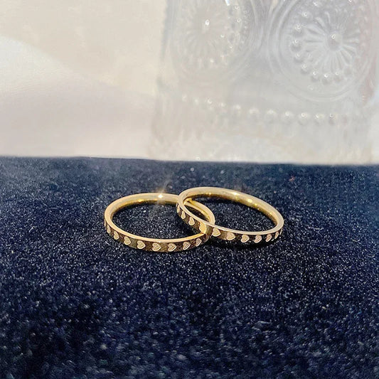 Love Titanium Steel Rings