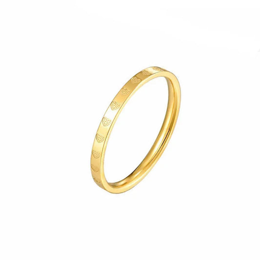 Love Titanium Steel Rings