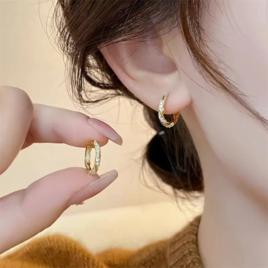 Gold plated earrings